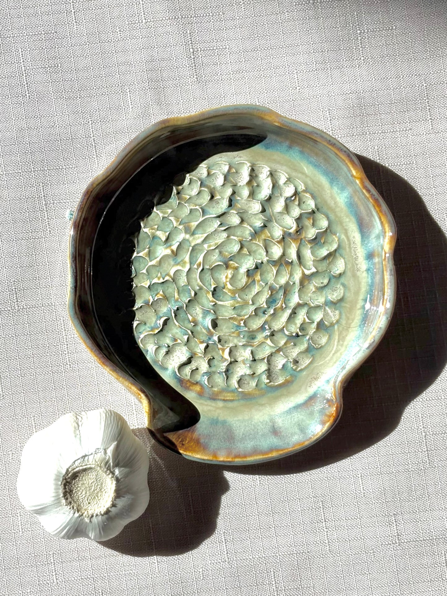 Garlic Grater - Torquoise river