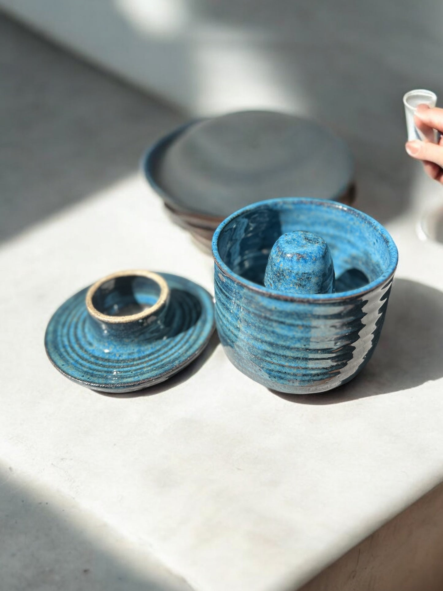 Ash Tray and Jar