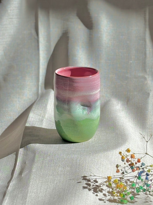 T(h)umblers - Watermelon (pink cup)