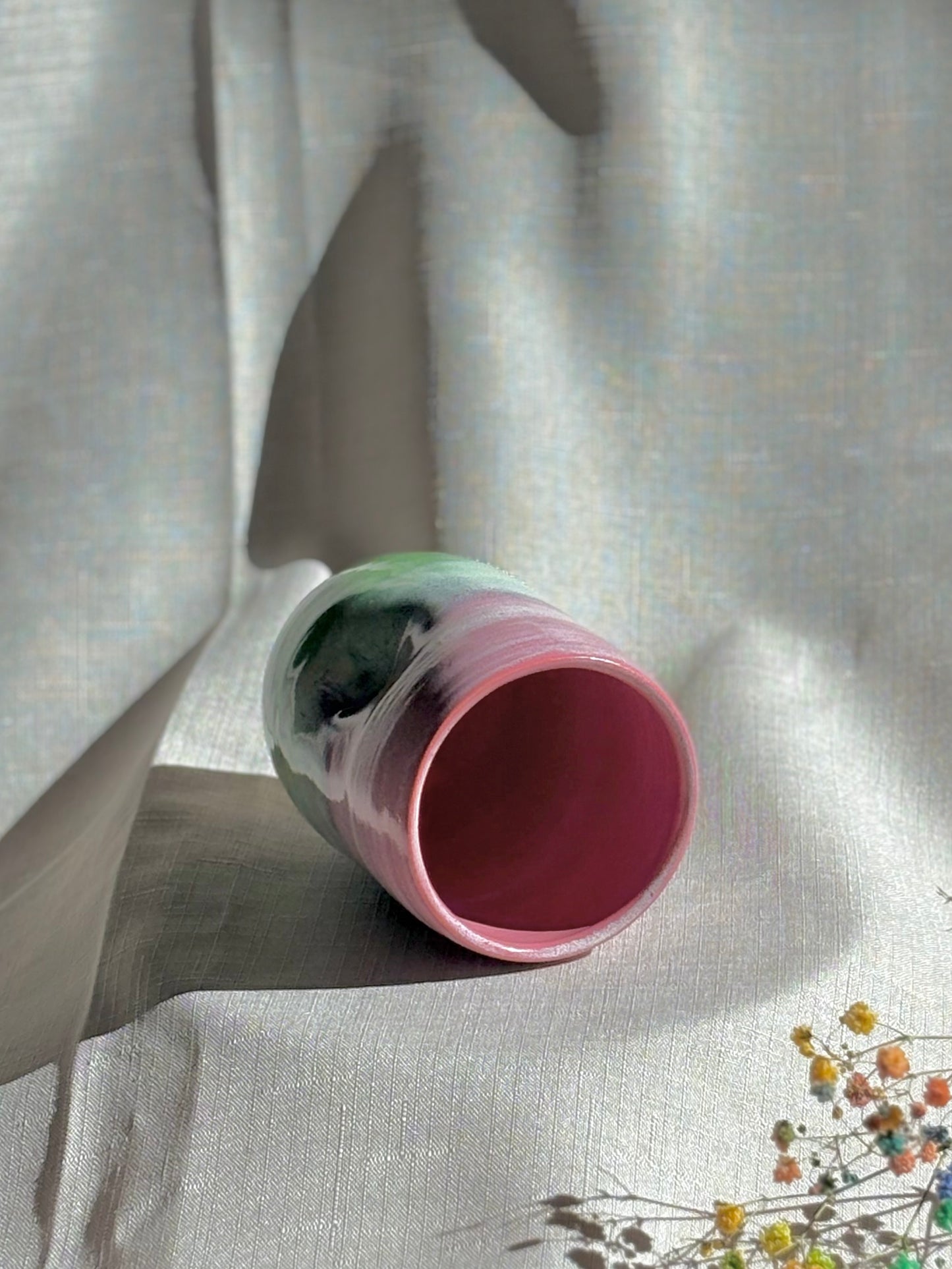 T(h)umblers - Watermelon (pink cup)