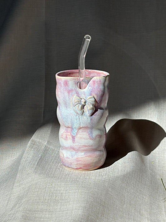 Straw Cups - Cotton candy