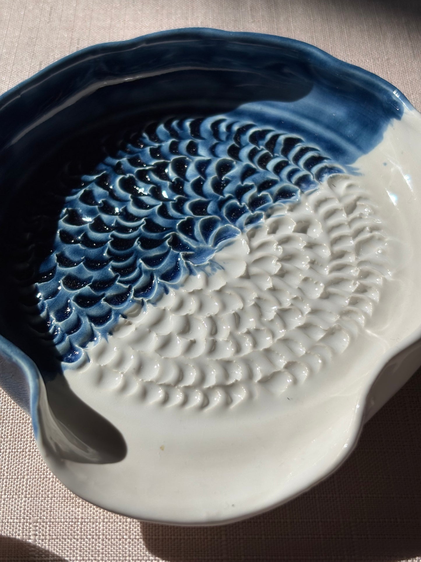 Garlic Grater - Azure