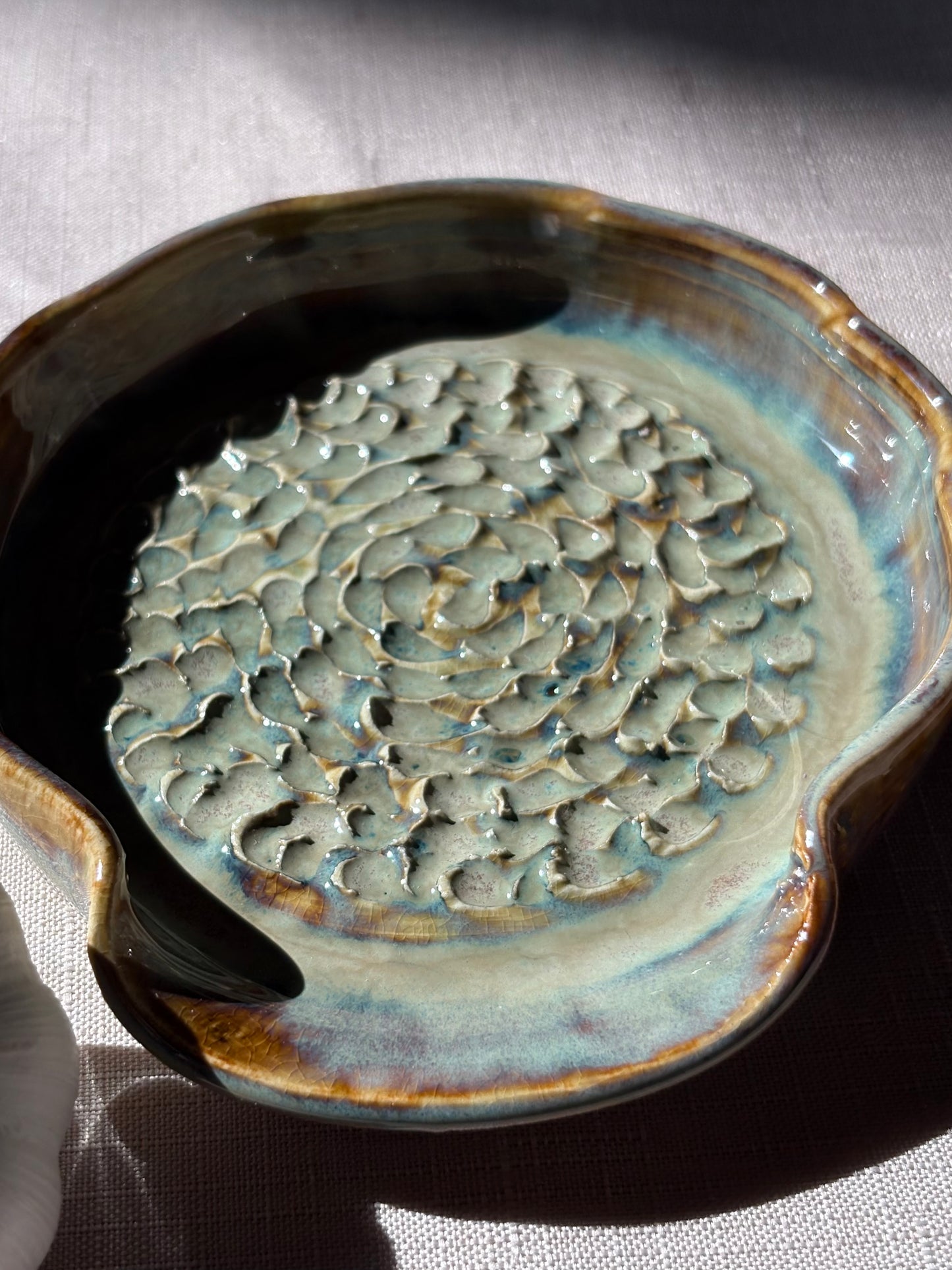 Garlic Grater - Torquoise river