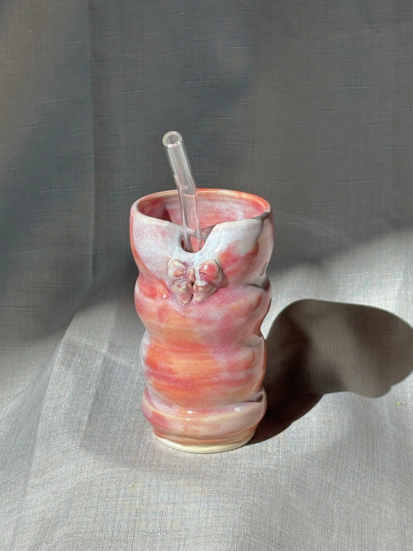 Straw Cups - Peach