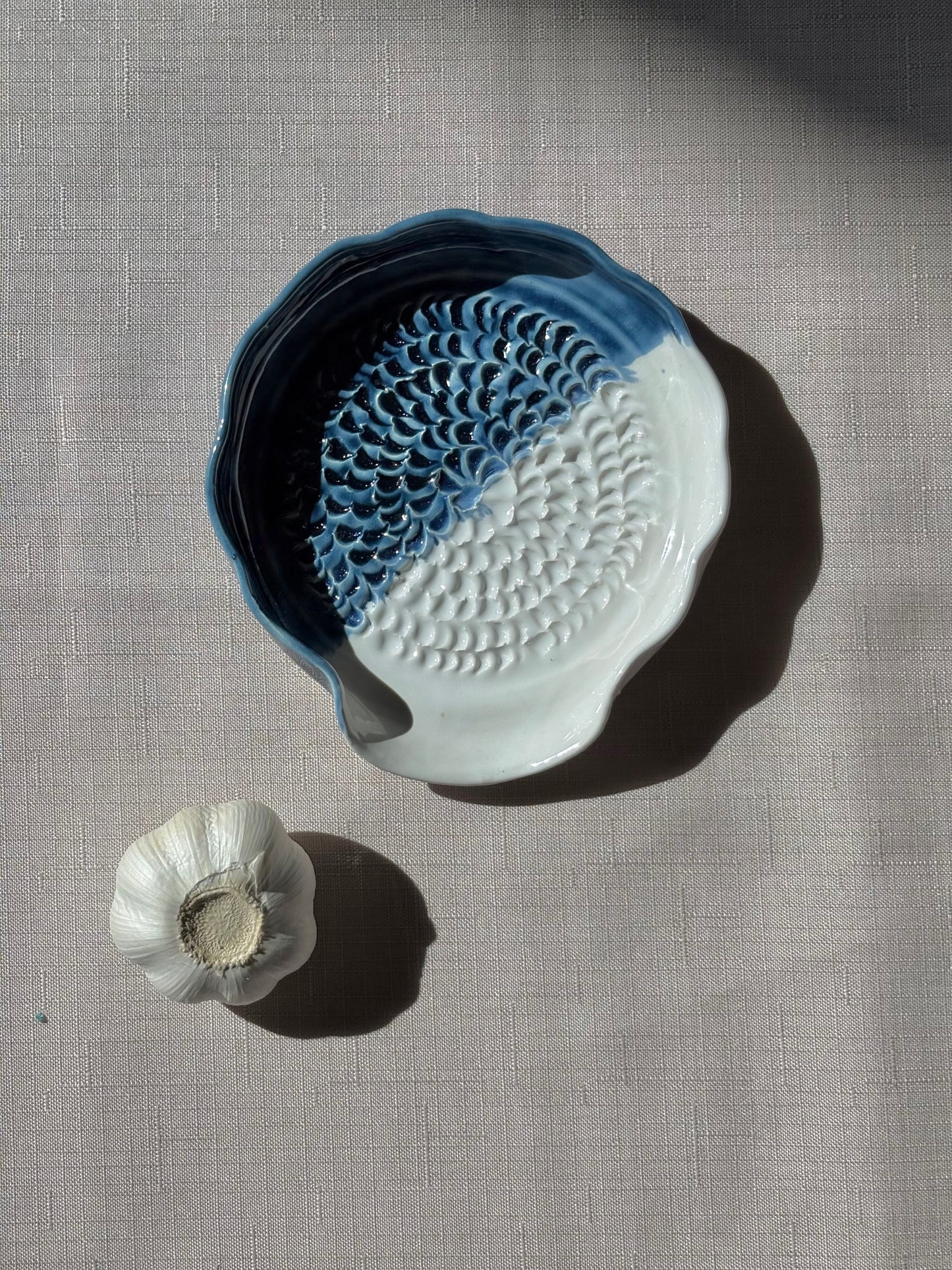 Garlic Grater - Azure