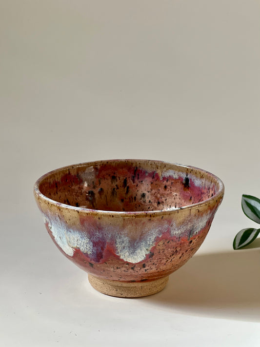 Speckled flux bowl